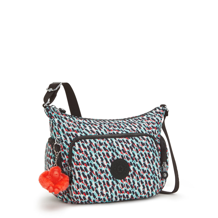 Kipling Medium Crossbody Bag With Adjustable Straps Female Abstract Print Gabb S