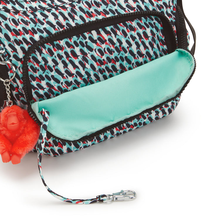 Kipling Medium Crossbody Bag With Adjustable Straps Female Abstract Print Gabb S