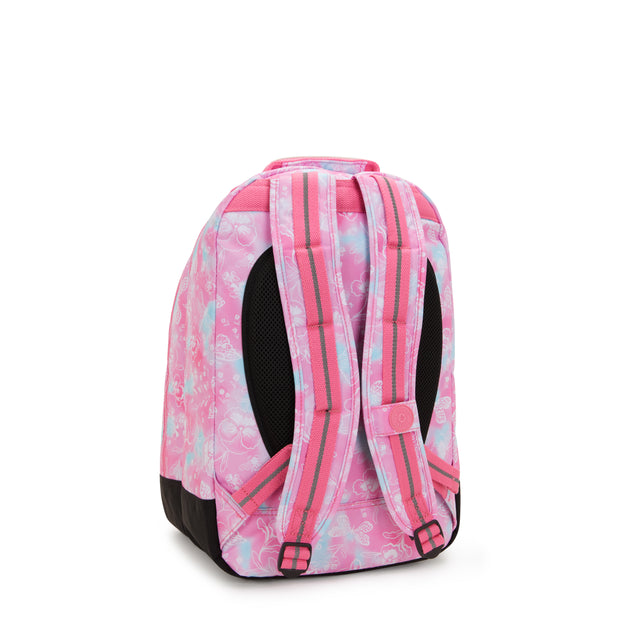 KIPLING Large backpack (with laptop protection) Female Garden Clouds Class Room  -  I7090-2PE