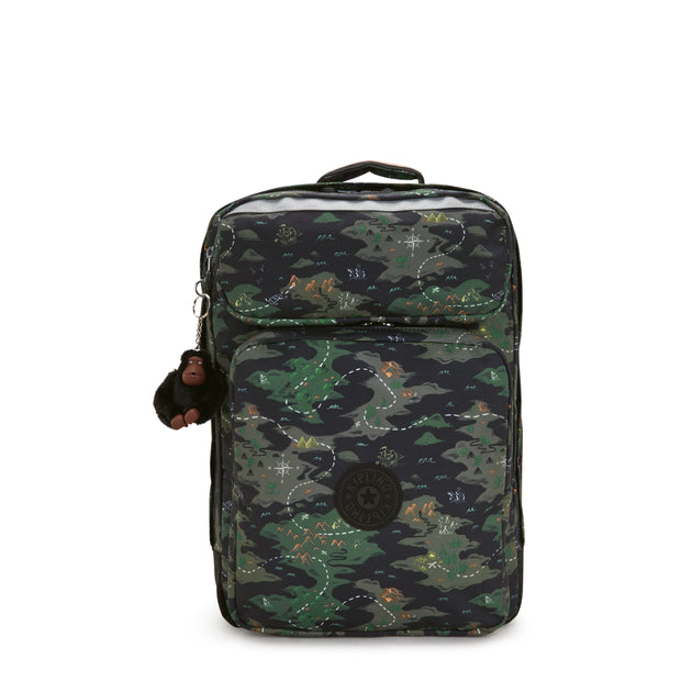 KIPLING large backpack Unisex Camo Treasure Scotty I7151-3PB