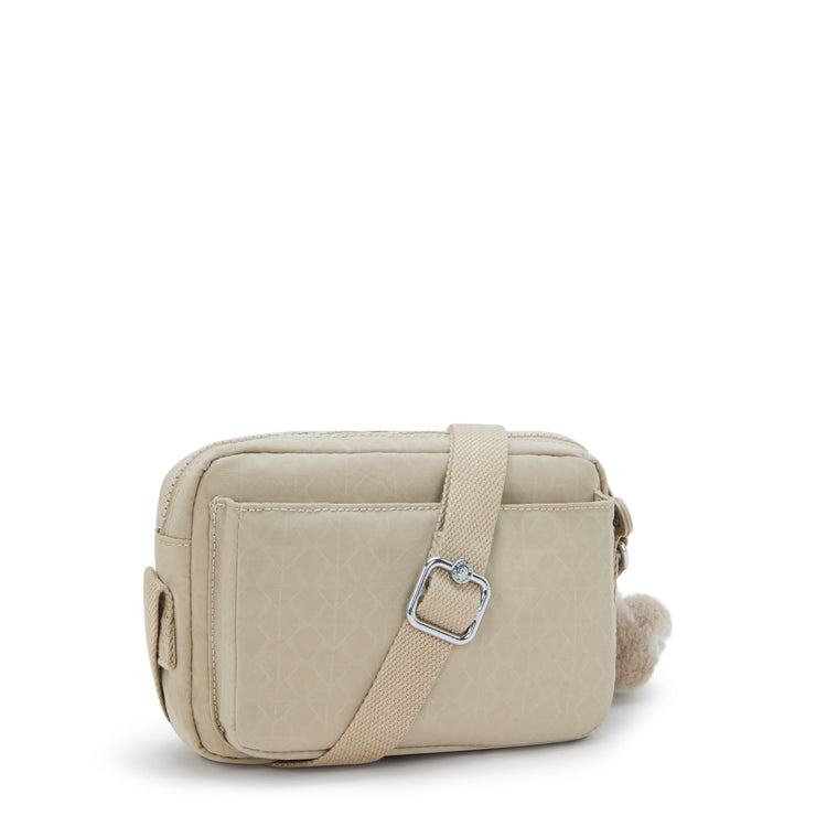 KIPLING Small crossbody Female Signature Beige Embossed Abanu I7248-96A