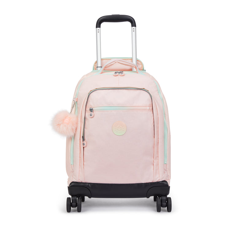 KIPLING Large wheeled backpack (with laptop protection) Female Blush Metallic New Zea