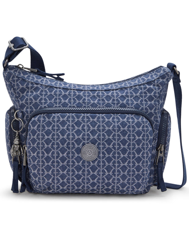 KIPLING Medium crossbody Female Signature Denim Gabb S I7367-7PF