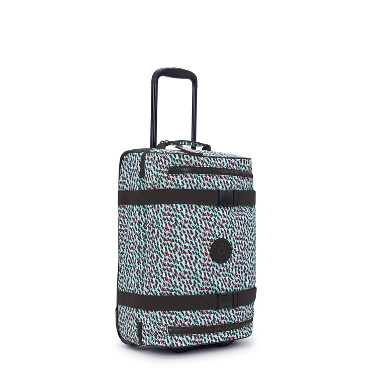 Kipling Small Wheeled Luggage Female Abstract Print Aviana S  -  I7428-GN6