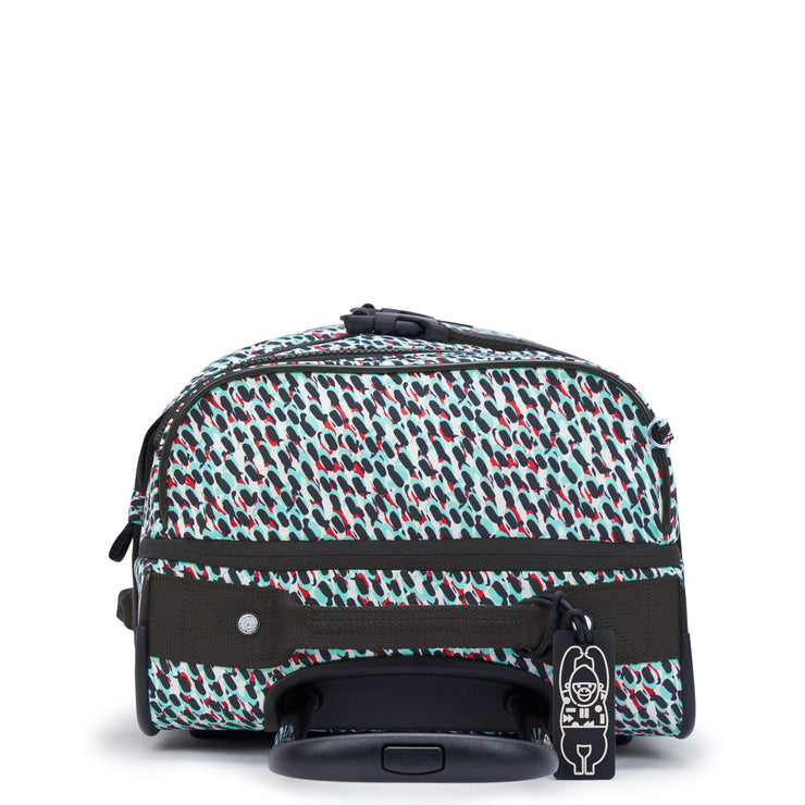 Kipling Small Wheeled Luggage Female Abstract Print Aviana S  -  I7428-GN6