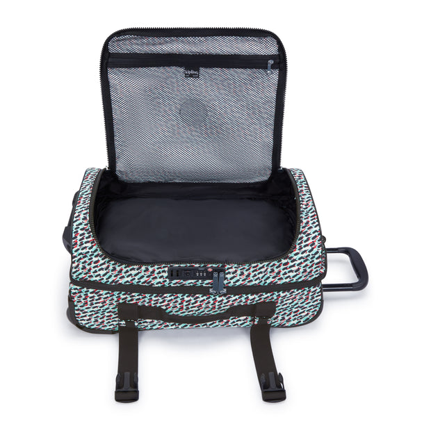 Kipling Small Wheeled Luggage Female Abstract Print Aviana S  -  I7428-GN6