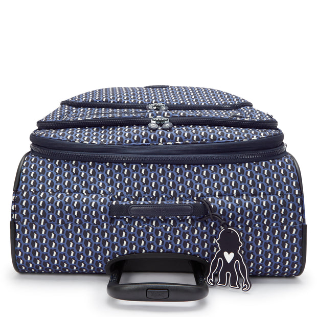 KIPLING Large expandable spinner Female 3D K Blue New Youri Spin L I7640-4JS