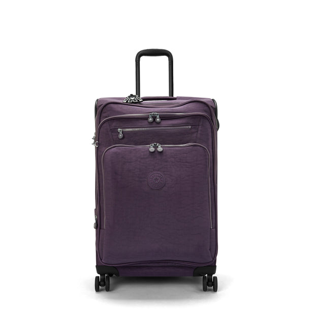 KIPLING Medium expandable spinner Female Ultimate Plum New Youri Spin M I7706-67U