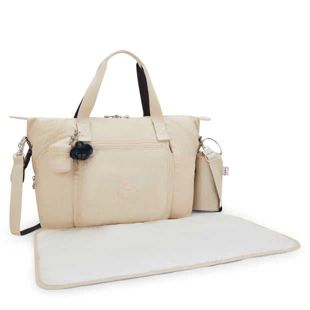 KIPLING Large babybag (with changing mat) Unisex Back To Beige Art M Baby Bag I7793-26V