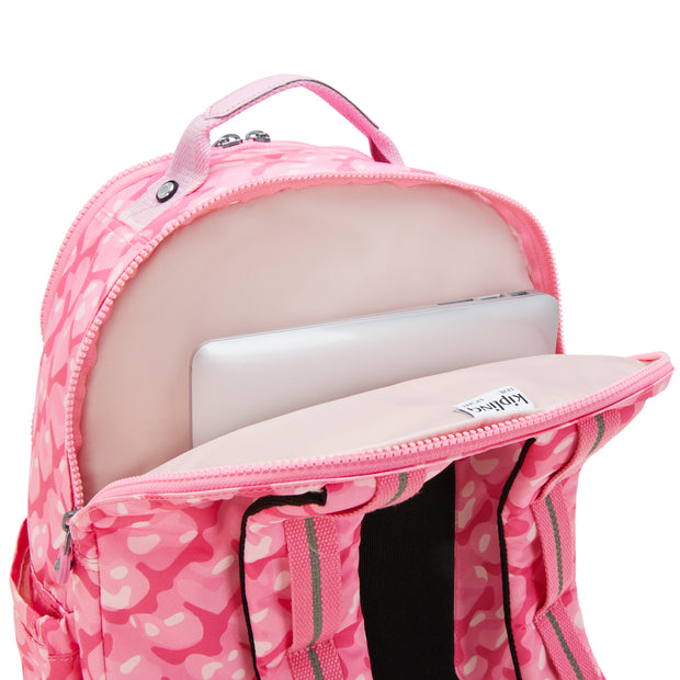 KIPLING Large backpack (with laptop compartment) Female Adorable Hearts Seoul College I7973-1NB