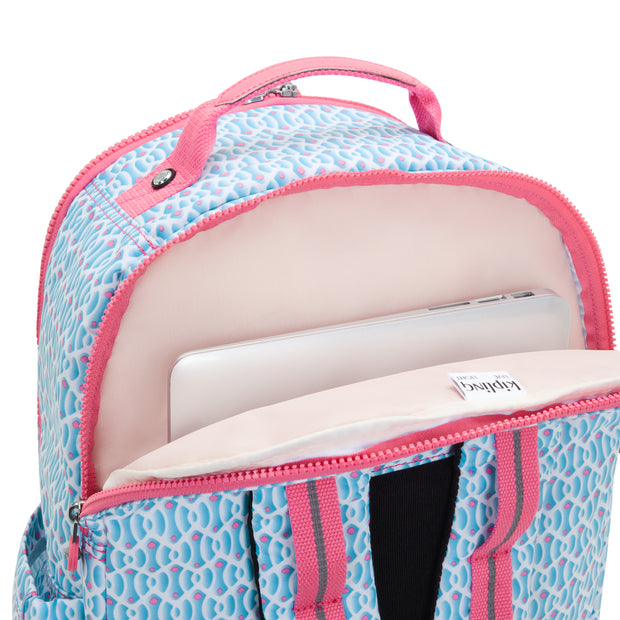 KIPLING Large Backpack with Separate Laptop Compartment Female Dreamy Geo C Seoul College  -  I7973-D1W