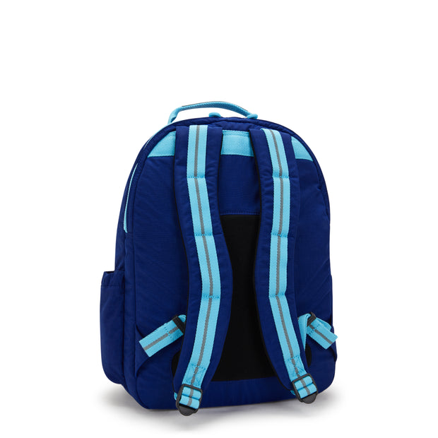 KIPLING Large Backpack with Separate Laptop Compartment Female Solar Navy C Seoul College  -  I7974-AF9