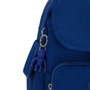 Kipling حقيبة ظهر صغيرة أنثى ديب سكاي بلو سيتي باك ميني