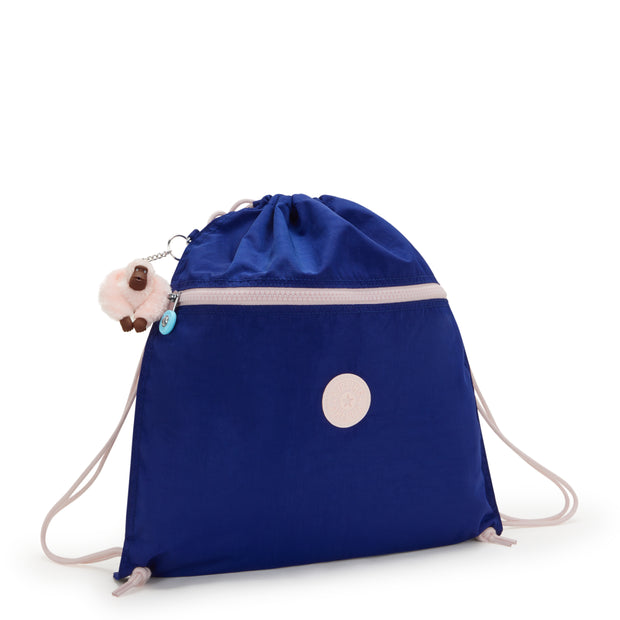 KIPLING Medium backpack (with drawstring) Female Solar Navy C Supertaboo