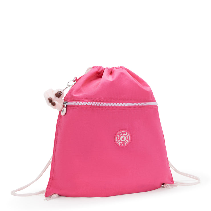 KIPLING Medium backpack (with drawstring) Female Happy Pink C Supertaboo  -  09487-BZ8