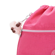 KIPLING Medium backpack (with drawstring) Female Happy Pink C Supertaboo