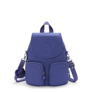 KIPLING Small backpack (convertible to shoulderbag) Female Ocean Blue Firefly Up 12887-24U