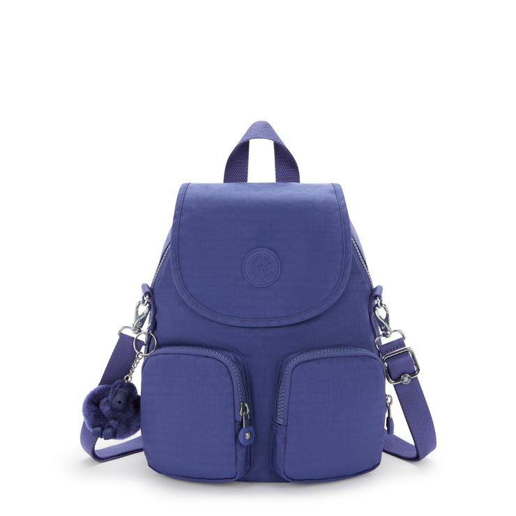 KIPLING Small backpack (convertible to shoulderbag) Female Ocean Blue Firefly Up 12887-24U