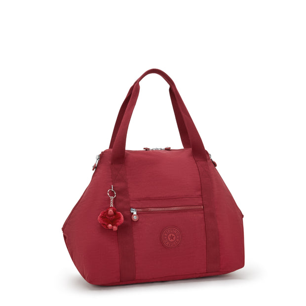 KIPLING Large Tote Unisex Funky Red Art M 13405-4SS