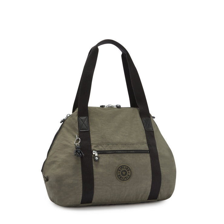 KIPLING Large tote Unisex Green Moss Art M 13405-88D