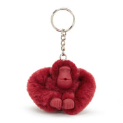 KIPLING  Small Monkey Keyhangers Unisex Funky Red Monkeyclip S K1647-44S