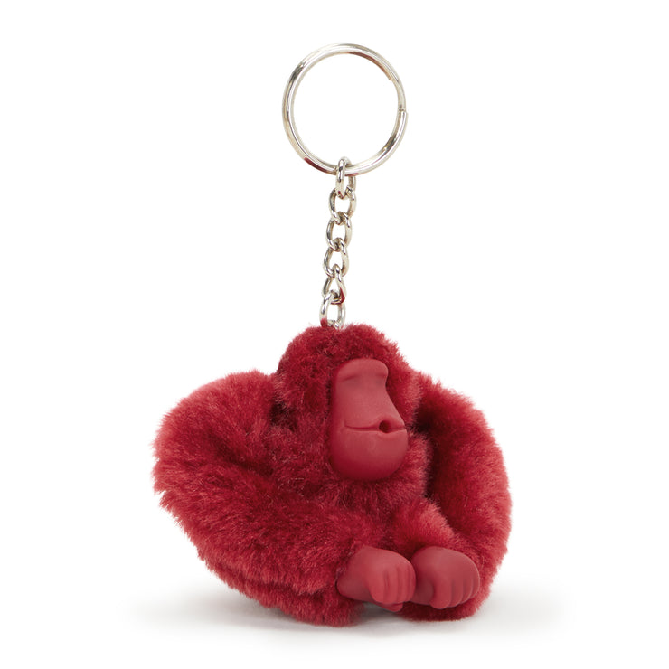 KIPLING  Small Monkey Keyhangers Unisex Funky Red Monkeyclip S K1647-44S