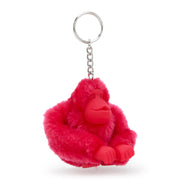 KIPLING Medium monkey keyhangers Female Resort Pink Monkeyclip M 16479-1BN