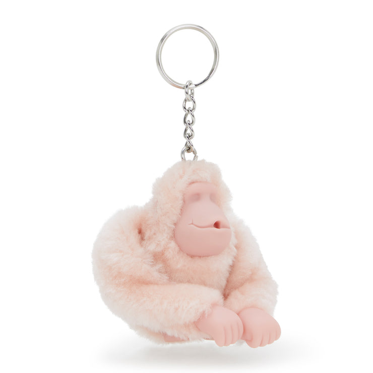 KIPLING Medium monkey keyhangers Female Pink Shine Monkeyclip M 16479-3DZ