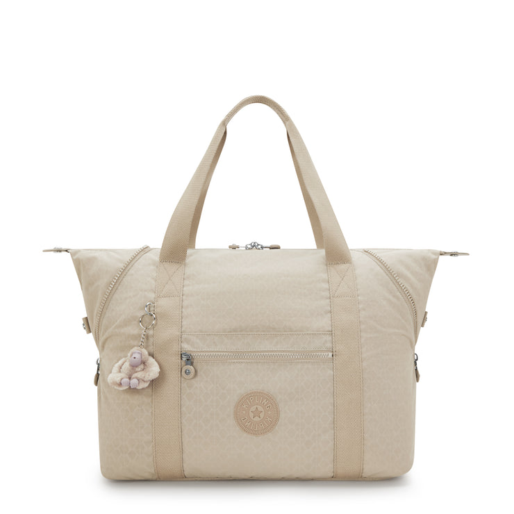 KIPLING Large Tote Female Signature Beige Embossed Art M 25748-96A