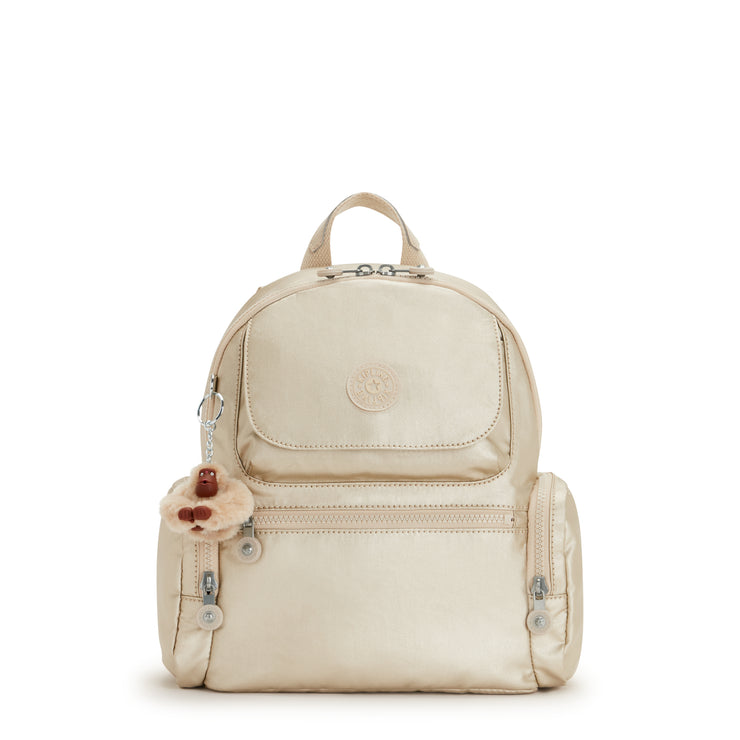 KIPLING Medium Backpack Female Starry Gold Met Matta I0103-3EV