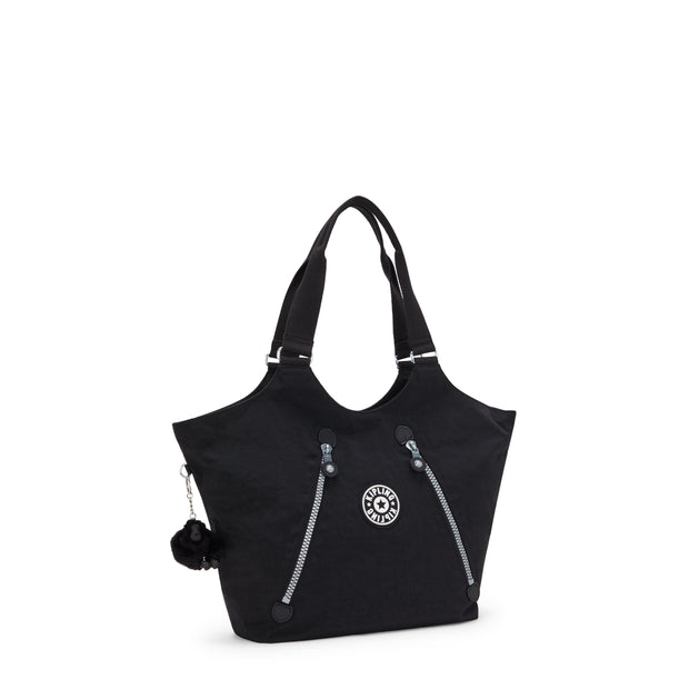 KIPLING Medium Tote with Zipped Closure Female Rapid Black New Cicely  -  I2888-1RE