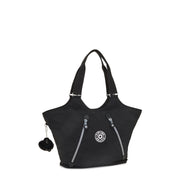 KIPLING Medium Tote with Zipped Closure Female Rapid Black New Cicely  -  I2888-1RE