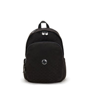 KIPLING Medium Backpack Female Black Sign Jq Delia I3149-Y12