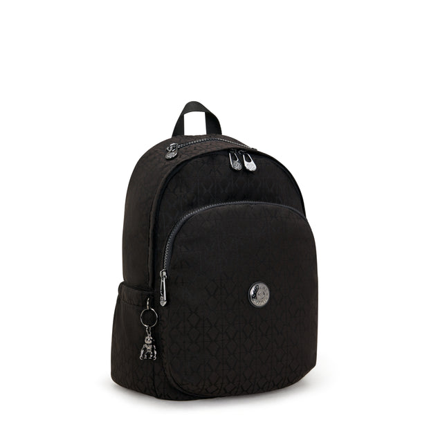 KIPLING Medium Backpack Female Black Sign Jq Delia I3149-Y12