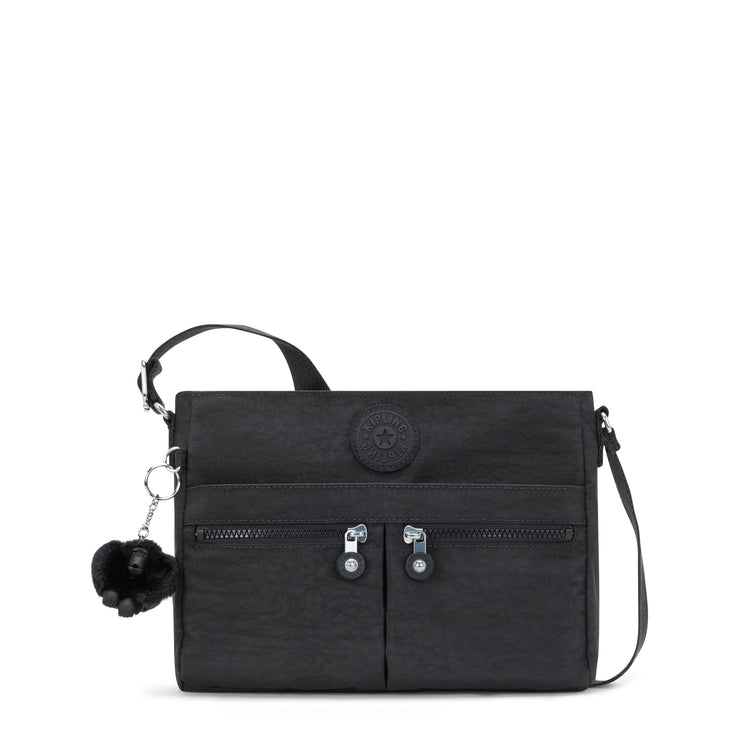 KIPLING Small Crossbody Female Black Noir New Angie  -  I3389-P39