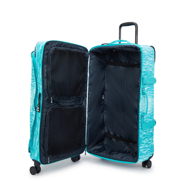 Kipling Large Wheeled Luggage Female Aqua Pool Spontaneous L  -  I3397-5MF