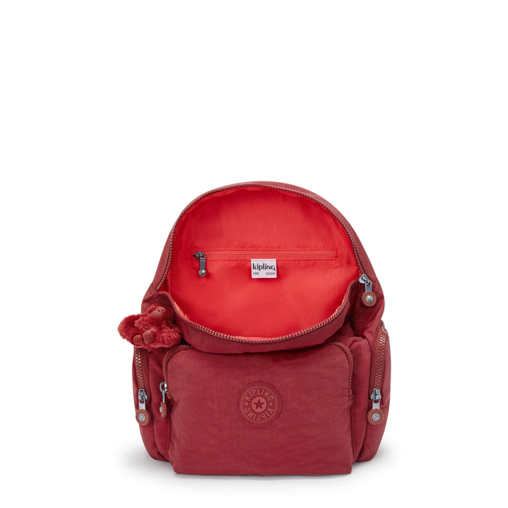 KIPLING Small backpack Female Funky Red City Zip S I3523-4SS