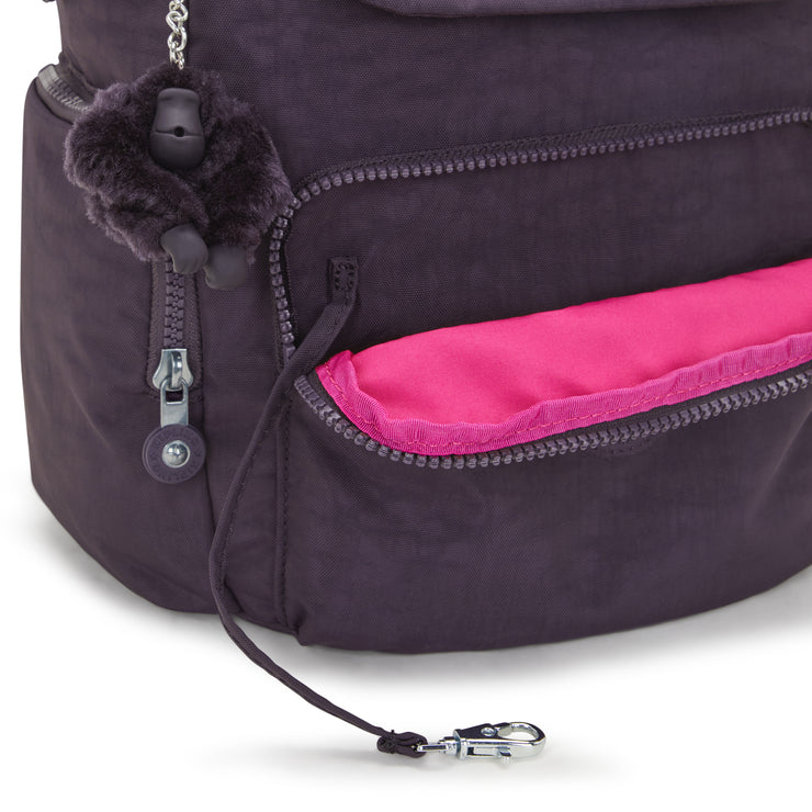 KIPLING Small backpack Female Ultimate Plum City Zip S I3523-67U