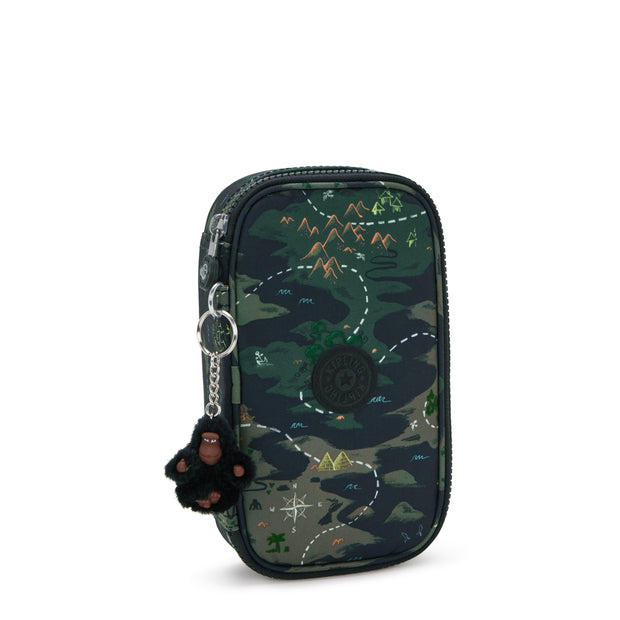 KIPLING Medium pencase Unisex Camo Treasure 50 Pens I3707-3PB