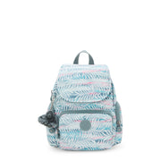 KIPLING Small backpack Female Palmtree Leaves City Zip Mini I3735-3QN