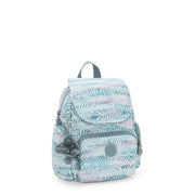 KIPLING Small backpack Female Palmtree Leaves City Zip Mini I3735-3QN