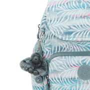 KIPLING Small backpack Female Palmtree Leaves City Zip Mini I3735-3QN