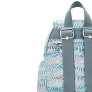 KIPLING Small backpack Female Palmtree Leaves City Zip Mini I3735-3QN