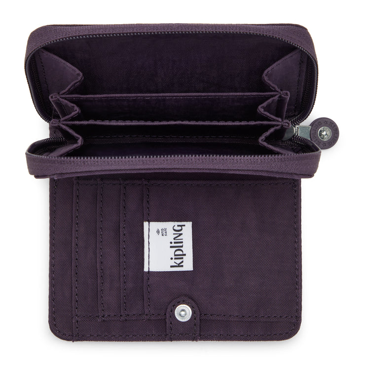 KIPLING Medium Wallet Female Ultimate Plum Money Love I3738-67U