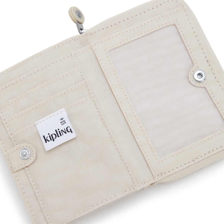 KIPLING Medium Wallet Female Hideaway Beige Money Love I3738-7JR