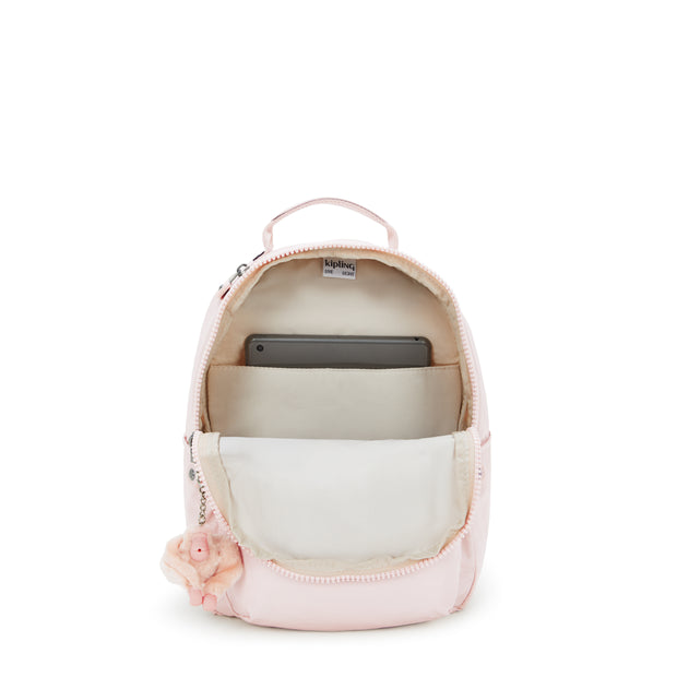 KIPLING Small backpack (with tablet compartment) Female Pink Shine Seoul S I3789-3DZ