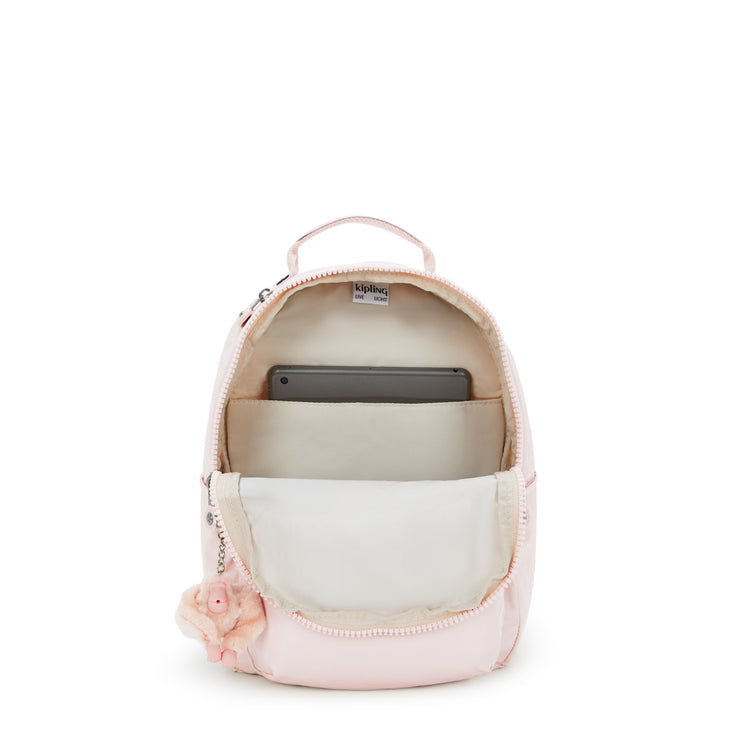 KIPLING Small backpack (with tablet compartment) Female Pink Shine Seoul S I3789-3DZ