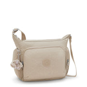 KIPLING Large crossbody Female Signature Beige Embossed Gabb I3945-96A