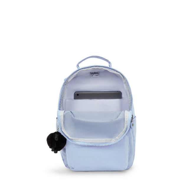 KIPLING Small backpack (with tablet compartment) Female Cloudy Sky Blue Seoul S I4082-2DS