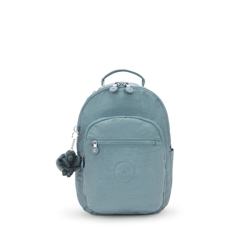 KIPLING Small backpack (with tablet compartment) Unisex Relaxed Grey Seoul S I4082-3NL